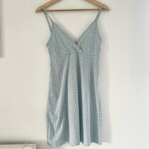 Pacsun/Brandy Melville blue floral dress!